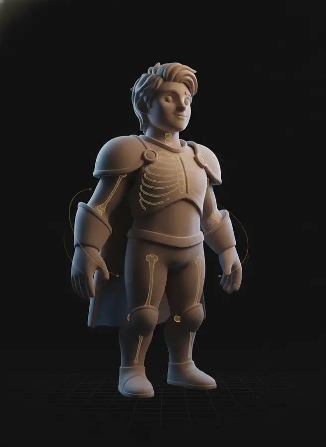 Humanoider Game-Charakter